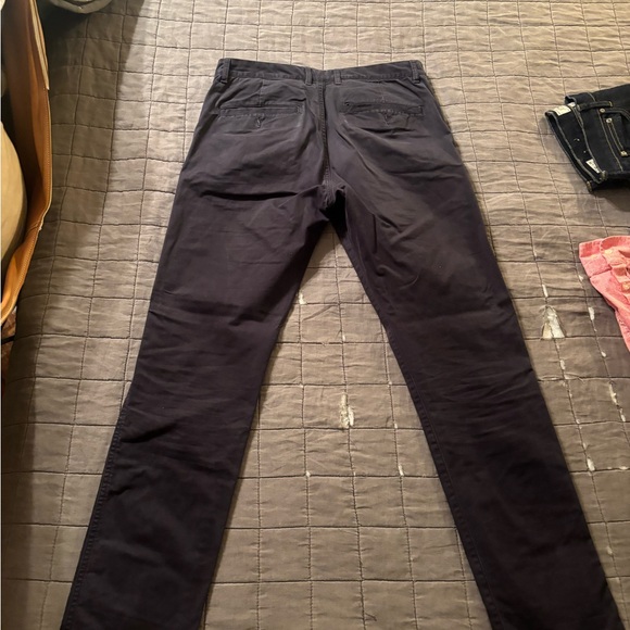 H&M Men's Dark Blue Chinos - Picture 3 of 5